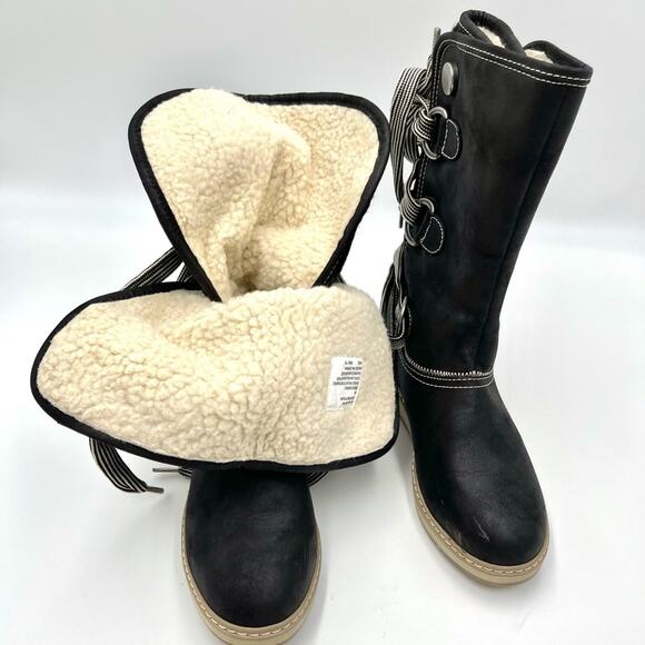 White Mountain  Tivia Boot  Women's Black Man Made Upper Synthetic sole SIZE 7 - Picture 8 of 12